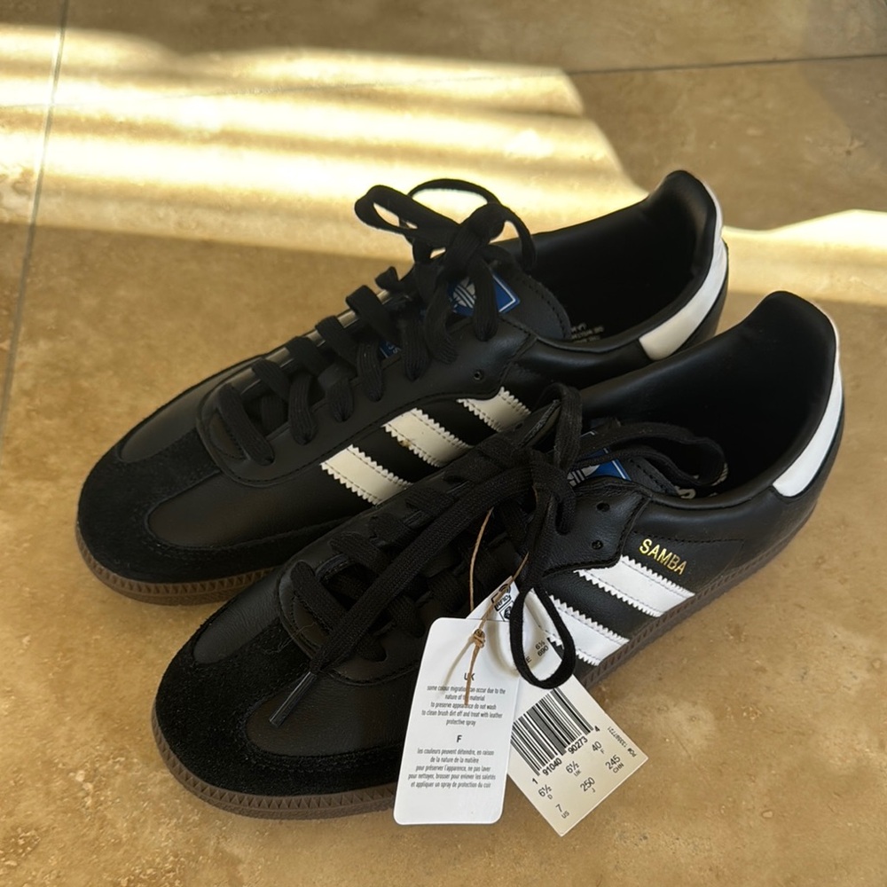 Adidas Samba Black White Sneakers